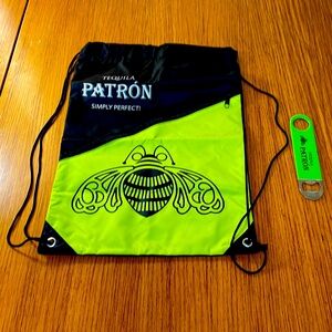 Patron nylon sling bag with bottle opener